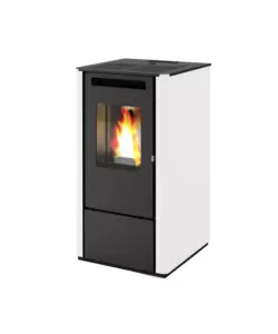 STUFA A PELLET PUNTO FUOCO 'THELMA' BIANCO 8 KW