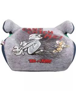 Seggiolino alzabimbo auto warner bros "tom and jerry" per bambini con altezza da 125 a 150 cm, ece r129