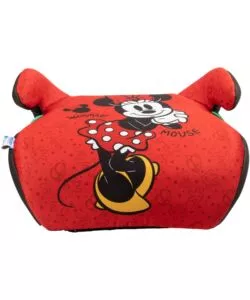 Seggiolino alzabimbo auto disney "minnie" per bambini con altezza da 125 a 150 cm, ece r129