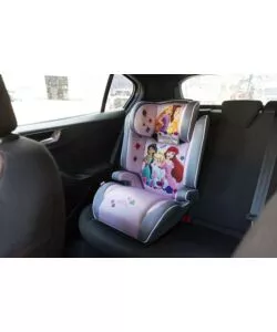 Seggiolino auto disney "princess" per bambini con altezza da 100 a 150 cm, ece r129