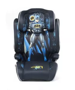 Seggiolino auto dc comics "batman" per bambini con altezza da 100 a 150 cm, ece r 129