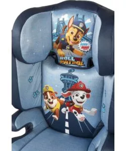 Seggiolino auto "paw patrol" per bambini con altezza da 100 a 150 cm, ece r129