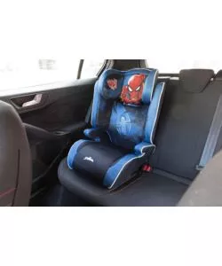 Seggiolino auto marvel "spiderman" isofix per bambini con altezza da 100 a 150 cm, ece r129