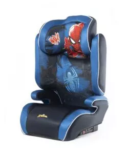 Seggiolino auto marvel 'spiderman' isofix per bambini con altezza da 100 a 150 cm, ece r129