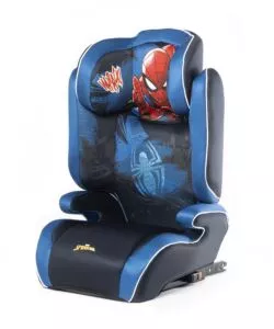 Seggiolino auto marvel "spiderman" isofix per bambini con altezza da 100 a 150 cm, ece r129