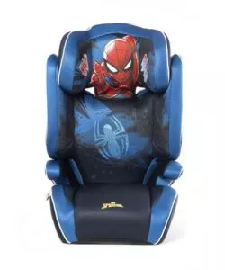 Seggiolino auto marvel "spiderman" isofix per bambini con altezza da 100 a 150 cm, ece r129