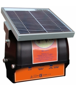 Elettrificatore per recinto con pannello solare ama 's250' 12v