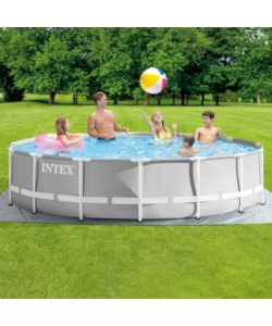 Piscina fuori terra rotonda intex "prisma frame" 427x427x107 cm