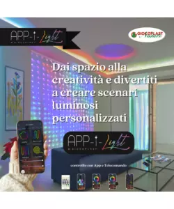 Tenda luminosa natale 400 led con telecomando e app, 2x2 metri