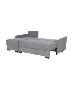 Divano con penisola reversibile bellahome "gemini" grigio, 208x148x91 cm