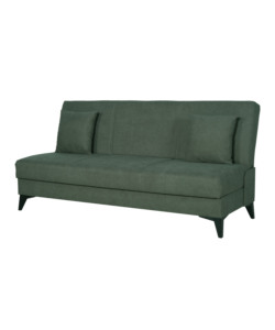 DIVANO 3 POSTI BELLAHOME 'ABETE' VERDE SCURO, 185X78X90 CM