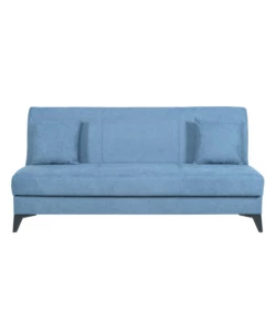 Divano 3 posti bellahome "abete" blu, 185x78x90 cm