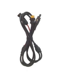 Kit cavi di collegamento in parallelo pramac per generatore di corrente power station, 110 cm 12 awg