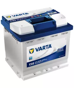 Batteria di avviamento auto varta 'c22' 52ah 470a