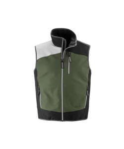 Gilet impermeabile da lavoro kapriol 'earth' verde, tg m