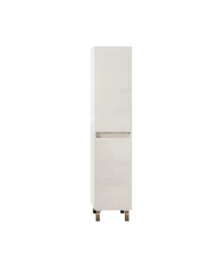 Colonna bagno a terra 'lisbona' rovere bianco  34x36x150 cm