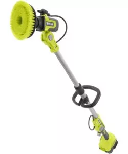 Spazzola telescopica con risciaquo - rwts18-0 - ryobi - solo corpo macchina