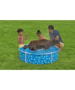 Piscina gioco per cani bestway "fetchin' fun" 122x122x30,5 cm