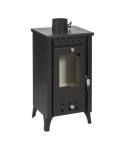 Stufa a legna divina fire 'matilde' nero 7,7 kw