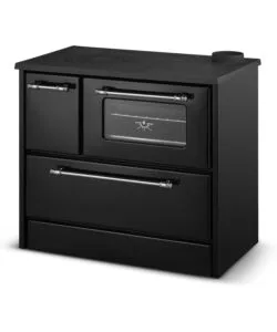 Cucina a legna divina fire 'beatrice' nero 9 kw