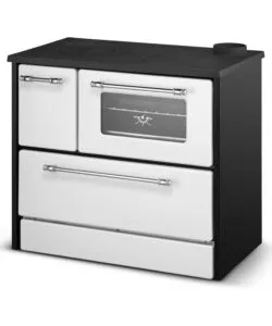 Cucina a legna divina fire 'beatrice' bianco 9 kw