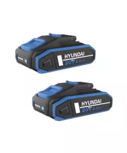 Kit trapano a percussione e avvitatore a batteria hyundai 2 x 20v 2ah e caricabatterie - cod. 25850