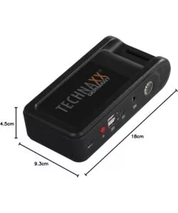 Set di avviamento batteria auto technaxx 'jump starter e powerbank tx-218', 12000 mah