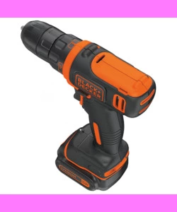 Trapano avvitatore a batteria black+decker "bdcdd12kb-qw" con valigetta e 2 batterie 10.8v 1,5ah