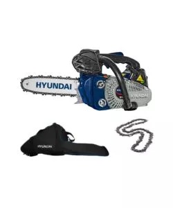 Motosega a batteria hyundai barra 25 cm con catena di ricambio e borsa per trasporto - 35421