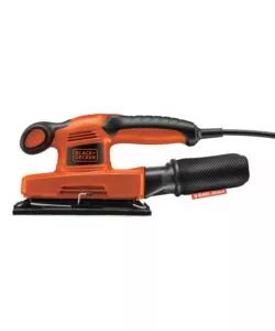 Levigatrice orbitale elettrica black+decker "ka320e-qs" diametro 2 mm 240w