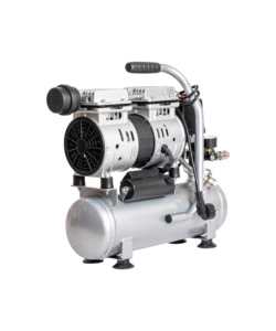 Outlet - usato per prova e senza imballo originale - compressore aria portatile silenziato hyundai 6l 1hp - cod. 65712