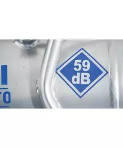 Outlet - usato per prova e senza imballo originale - compressore d'aria super silenziato hyundai - 59 db 24 litri cofanato