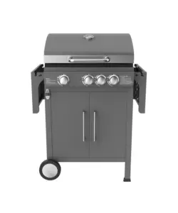 Barbecue a gas ompagrill "expert 4" nero 4 bruciatori