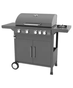 Barbecue a gas ompagrill 'expert 5' nero 5 bruciatori