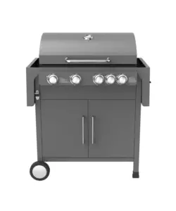 Barbecue a gas ompagrill "expert 5" nero 5 bruciatori