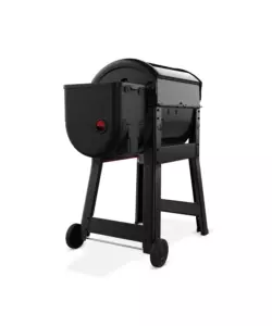 Barbecue a pellet weber "smoque" nero con griglia 56x45 cm