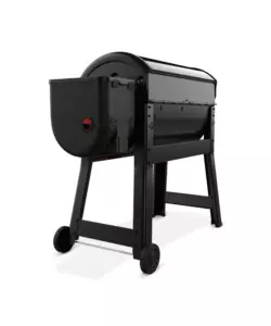 Barbecue a pellet weber "smoque xl" nero con griglia 86x45 cm