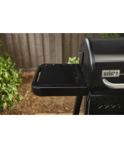 Barbecue a pellet weber "smoque xl" nero con griglia 86x45 cm