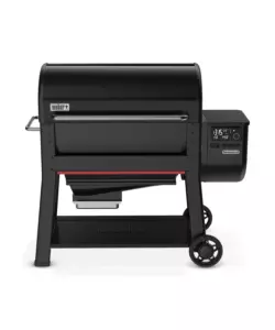 Barbecue a pellet weber 'searwood xl' nero con griglia 91x45 cm