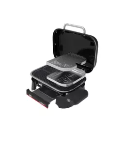 Barbecue elettrico weber "lumin smart black" nero con griglia 49x33 cm