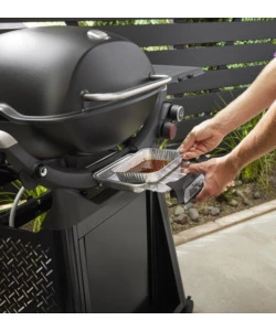 Barbecue a gas weber "q3200n+" nero con carrello e 2 bruciatori