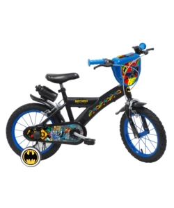 Bicicletta per bambini con rotelle fantasia batman