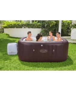 Piscina idromassaggio gonfiabile bestway "lay-z-spa maldives hydrojet pro" per 5-7 persone