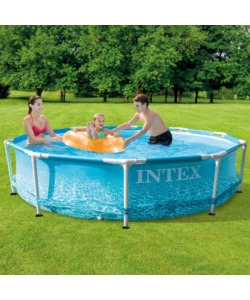 Piscina fuori terra rotonda intex "prisma frame beachside" 305x305x76 cm - cod. 28208np