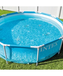 Piscina fuori terra rotonda intex "prisma frame beachside" 305x305x76 cm - cod. 28208np