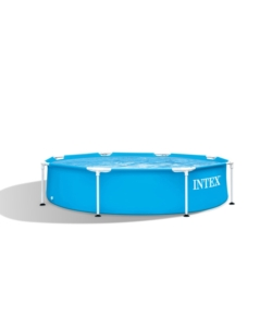 Piscina fuori terra rotonda intex 'metal frame' 244x244x51 cm - cod. 28205np