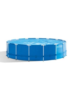 Piscina fuori terra rotonda intex "metal frame" 457x457x122 cm - cod. 28242np