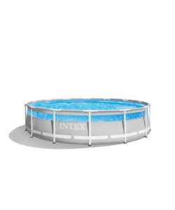 Piscina fuori terra rotonda intex 'prisma frame clearview' 427x427x107 cm - cod. 26722np