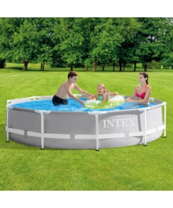 Piscina fuori terra rotonda intex "prisma frame" 305x305x76 - cod. 26700np