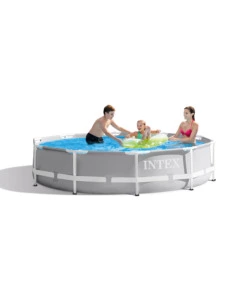 Piscina fuori terra rotonda intex "prisma frame" 305x305x76 - cod. 26700np